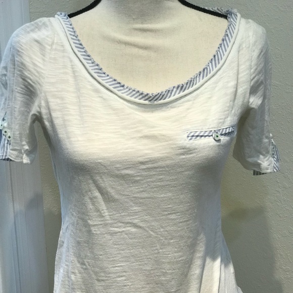 👚Anthropologie-Little Yellow ButtonTop - Picture 1 of 5